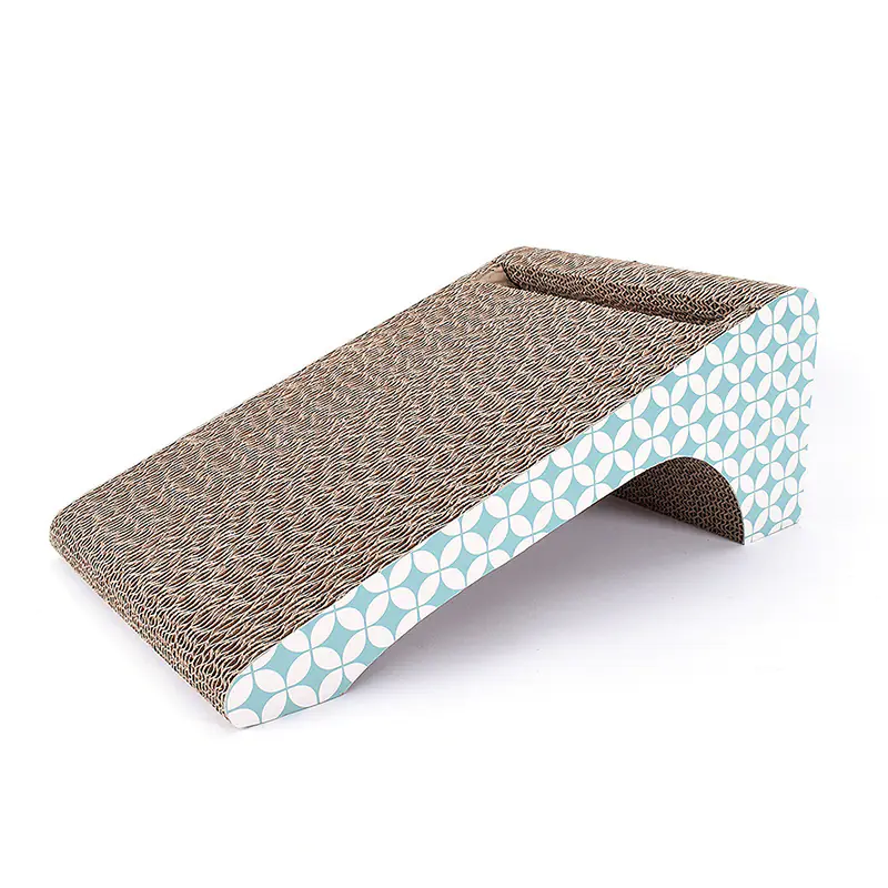 Double-Sided Cat Scratcher with Bell Ball Toy