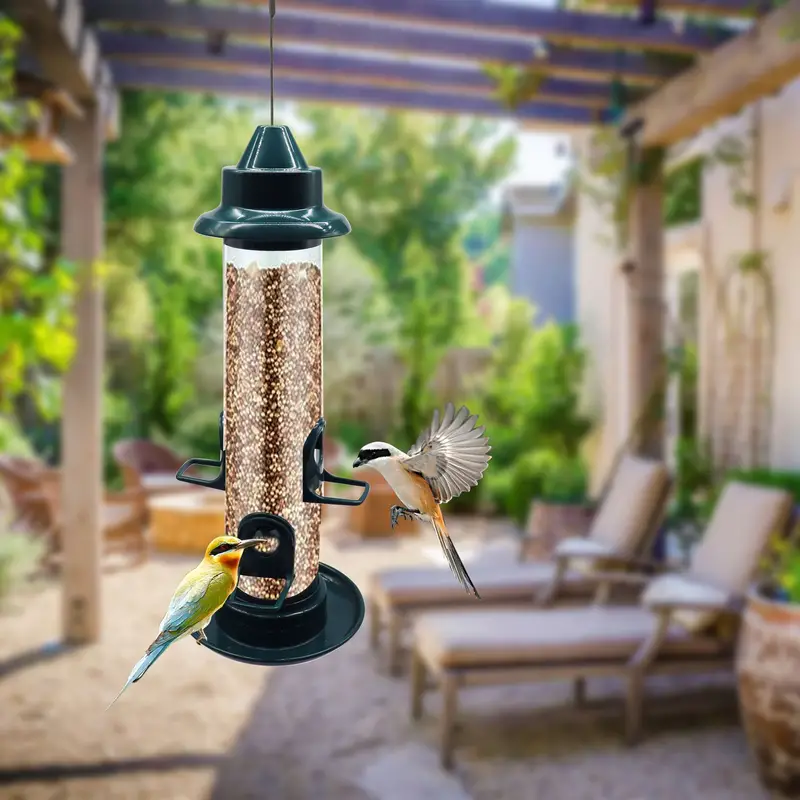 Hanging Bird Feeder for Outdoor Garden Decor